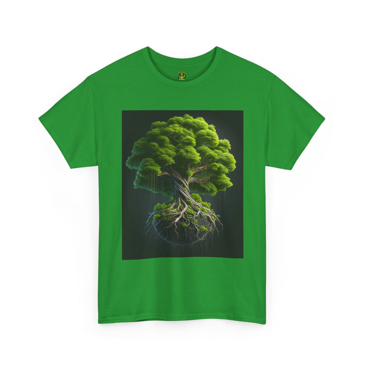 Eco-Friendly Unisex Heavy Cotton Tee - Tree of Life Design