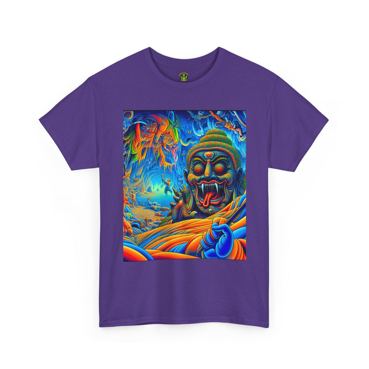 Vibrant Graphic Tee with Unique Art, Casual Wear, Gift for Art Lovers