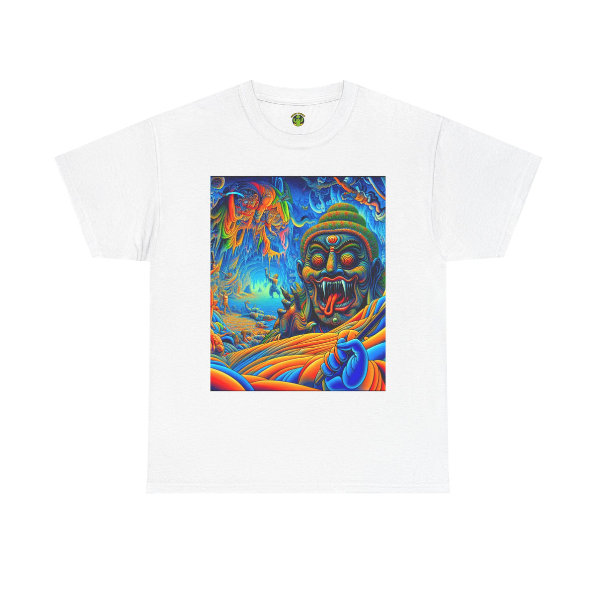 Vibrant Graphic Tee with Unique Art, Casual Wear, Gift for Art Lovers