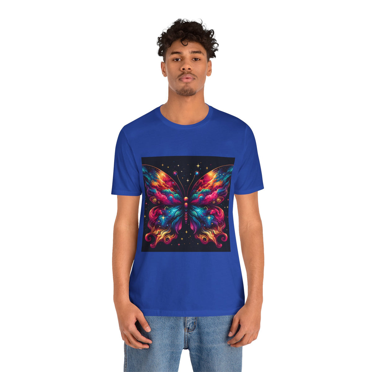 Vibrant Butterfly Art Tee | Colorful Graphic Top, Butterfly Lover