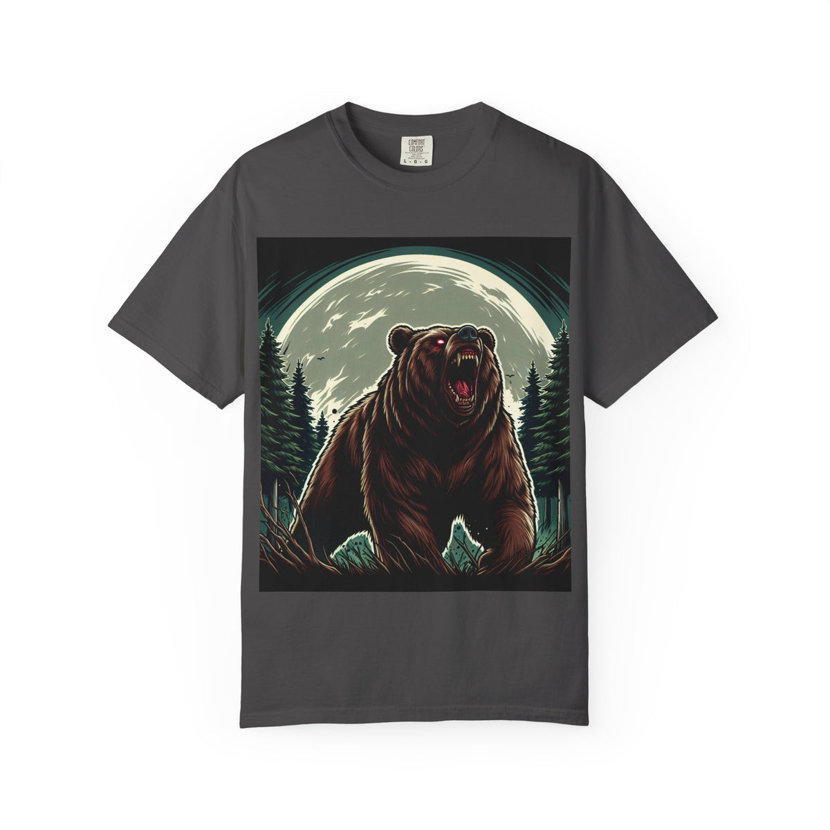 Unisex Bear Graphic T-shirt - Nature Lover's Shirt for Outdoor Adventures