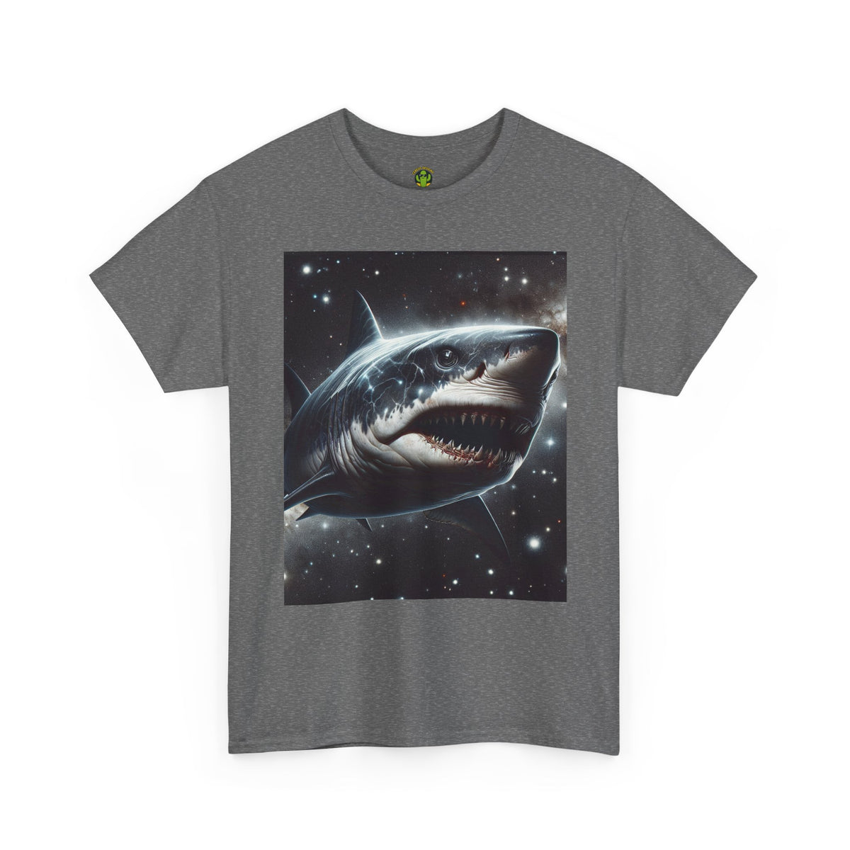 Shark Graphic Unisex Heavy Cotton Tee - Bold Ocean Vibes