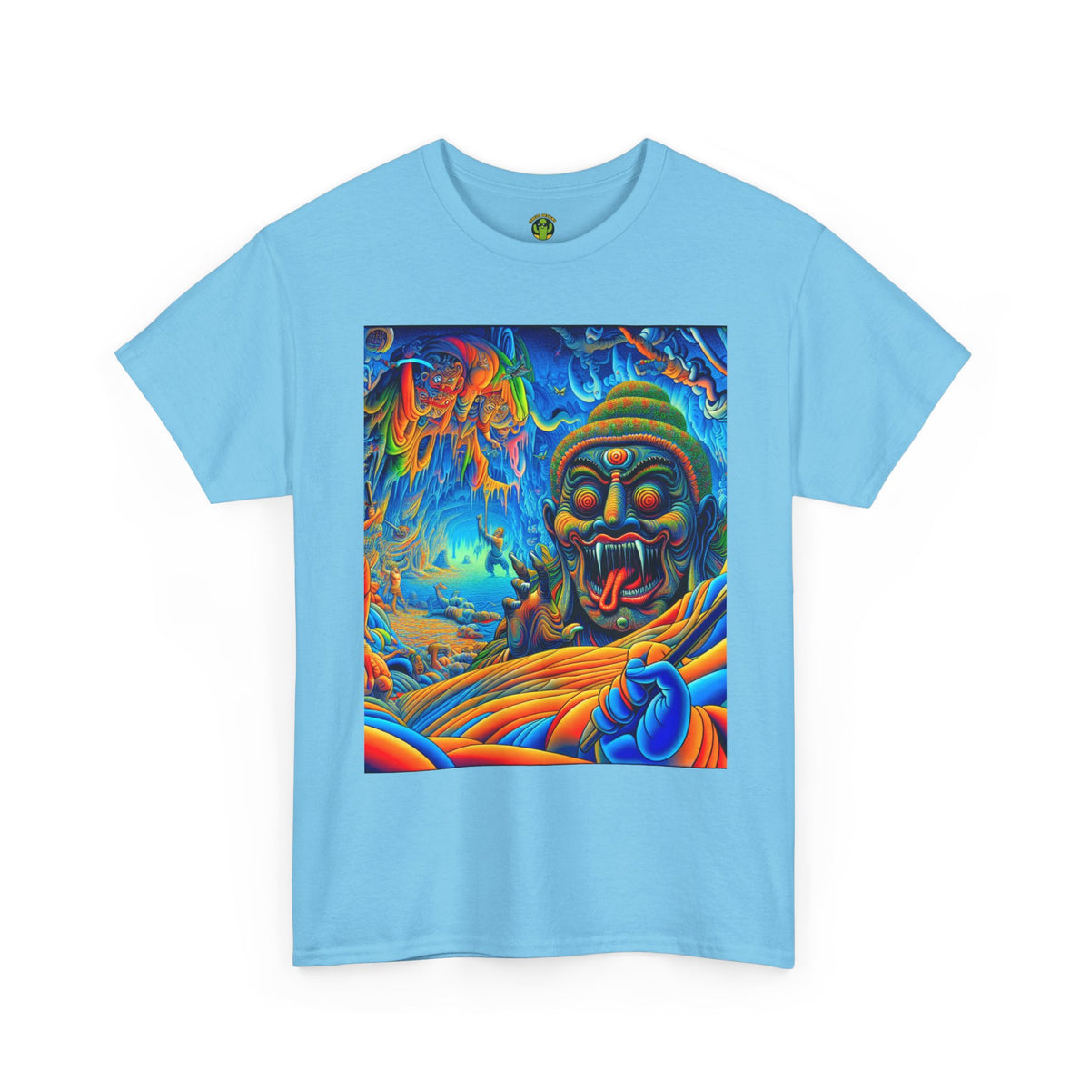 Vibrant Graphic Tee with Unique Art, Casual Wear, Gift for Art Lovers