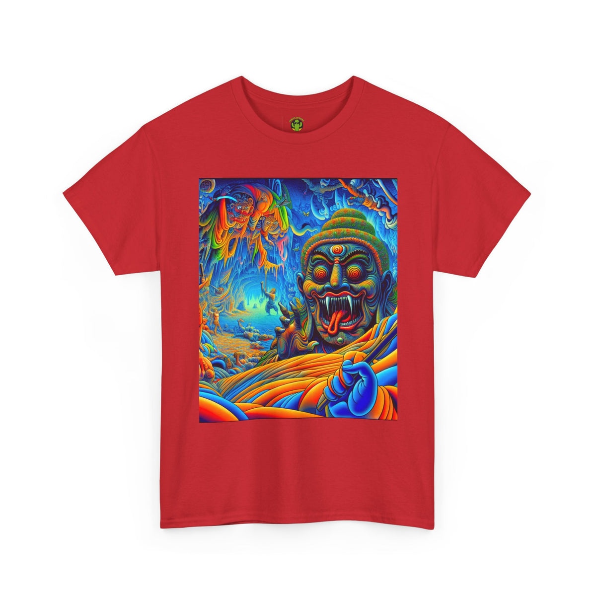 Vibrant Graphic Tee with Unique Art, Casual Wear, Gift for Art Lovers