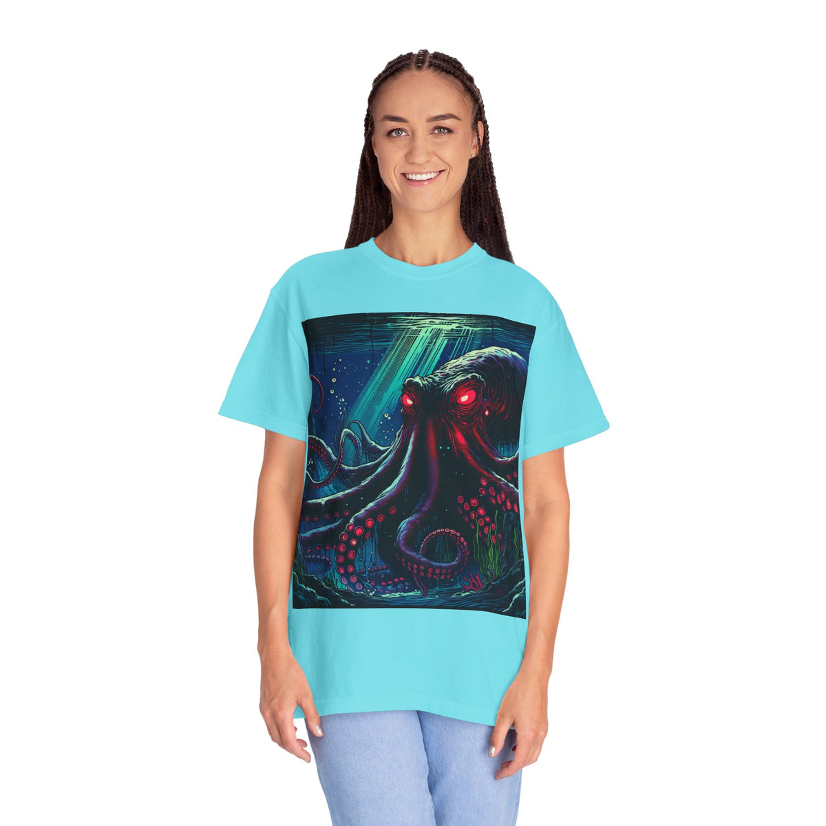 Vibrant Octopus Graphic T-Shirt