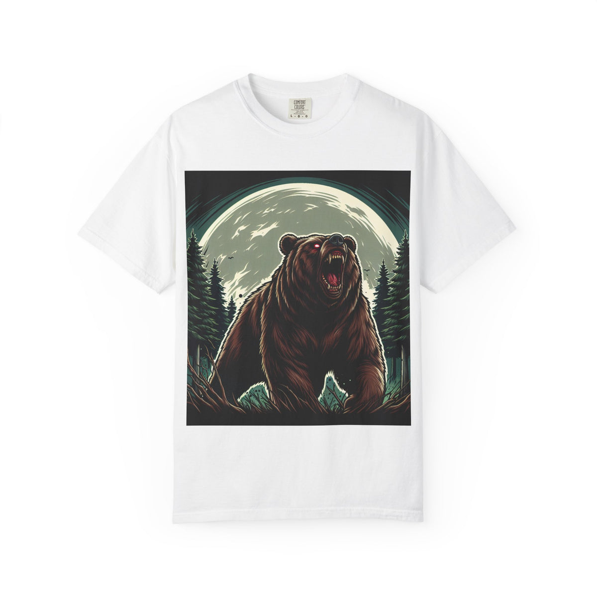 Unisex Bear Graphic T-shirt - Nature Lover's Shirt for Outdoor Adventures