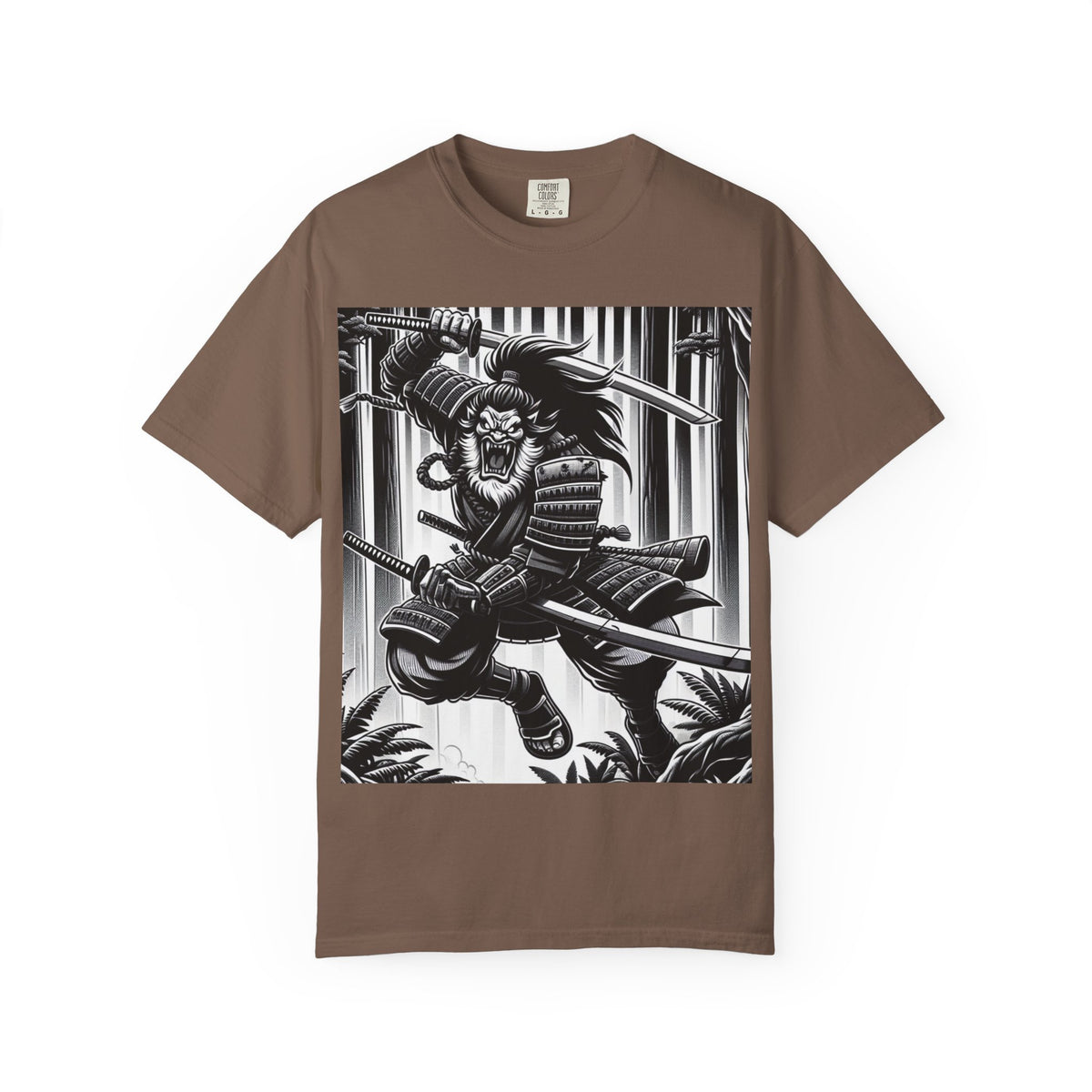 Samurai Graphic T-Shirt - Cotton Tee for Anime Lovers