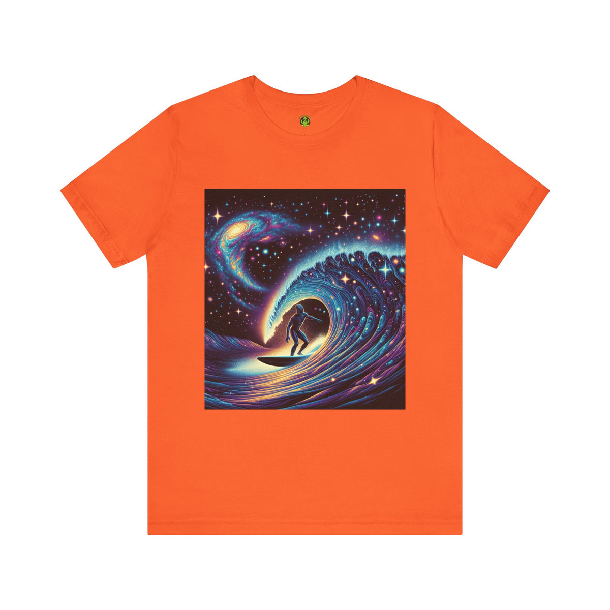 Cosmic Wave Tee Graphic Tee, Galaxy Art T-Shirt