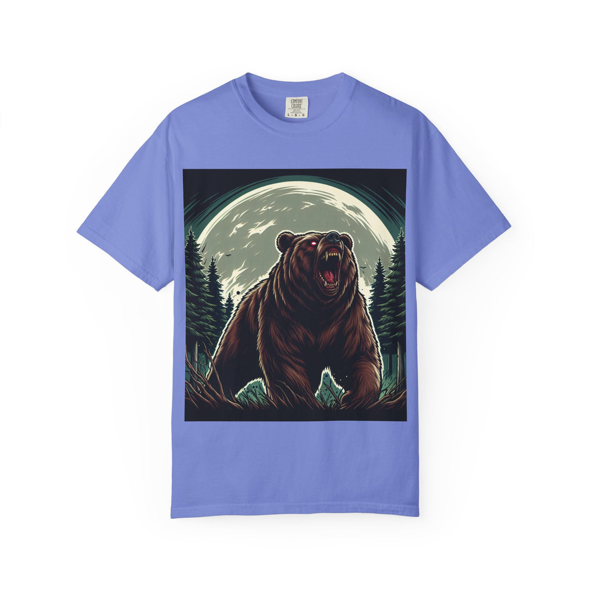 Unisex Bear Graphic T-shirt - Nature Lover's Shirt for Outdoor Adventures