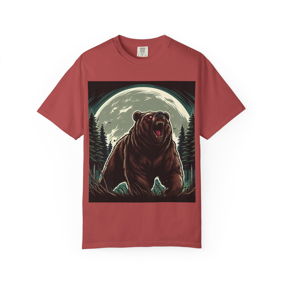 Unisex Bear Graphic T-shirt - Nature Lover's Shirt for Outdoor Adventures
