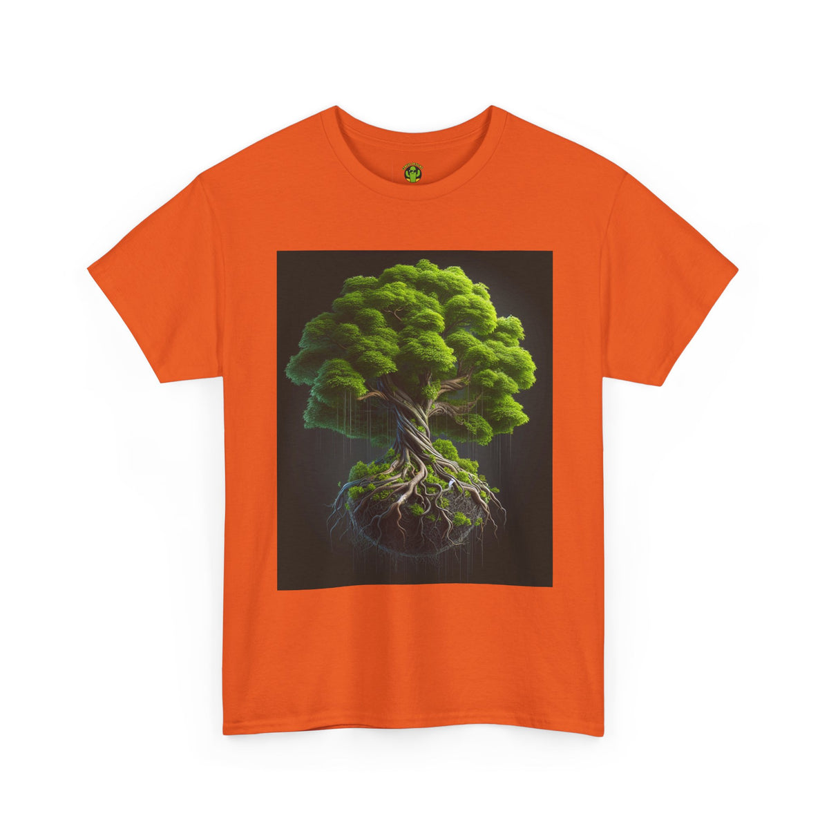 Eco-Friendly Unisex Heavy Cotton Tee - Tree of Life Design