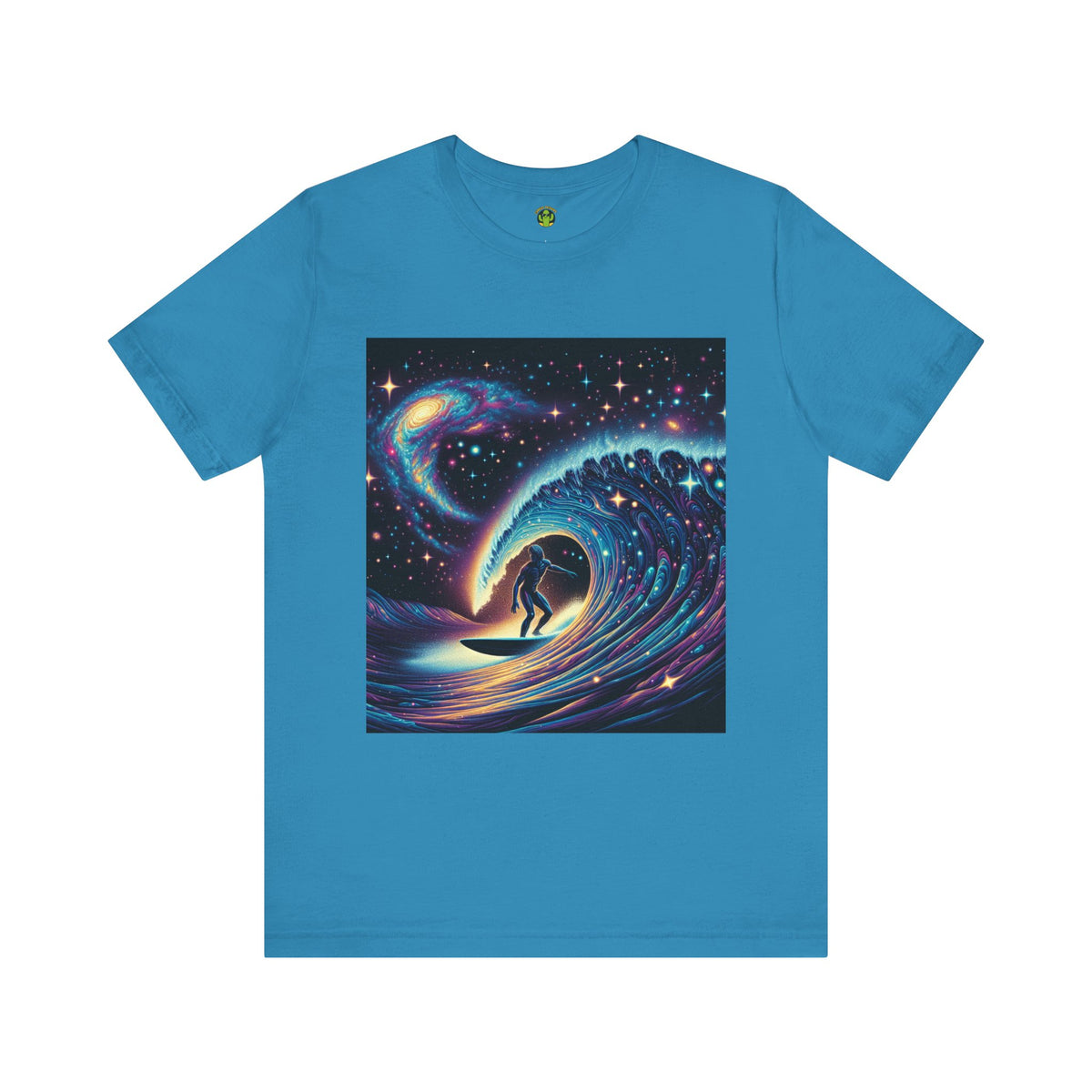 Cosmic Wave Tee Graphic Tee, Galaxy Art T-Shirt