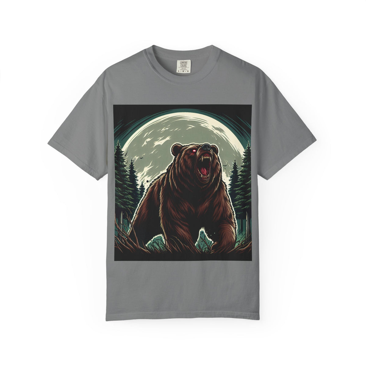 Unisex Bear Graphic T-shirt - Nature Lover's Shirt for Outdoor Adventures