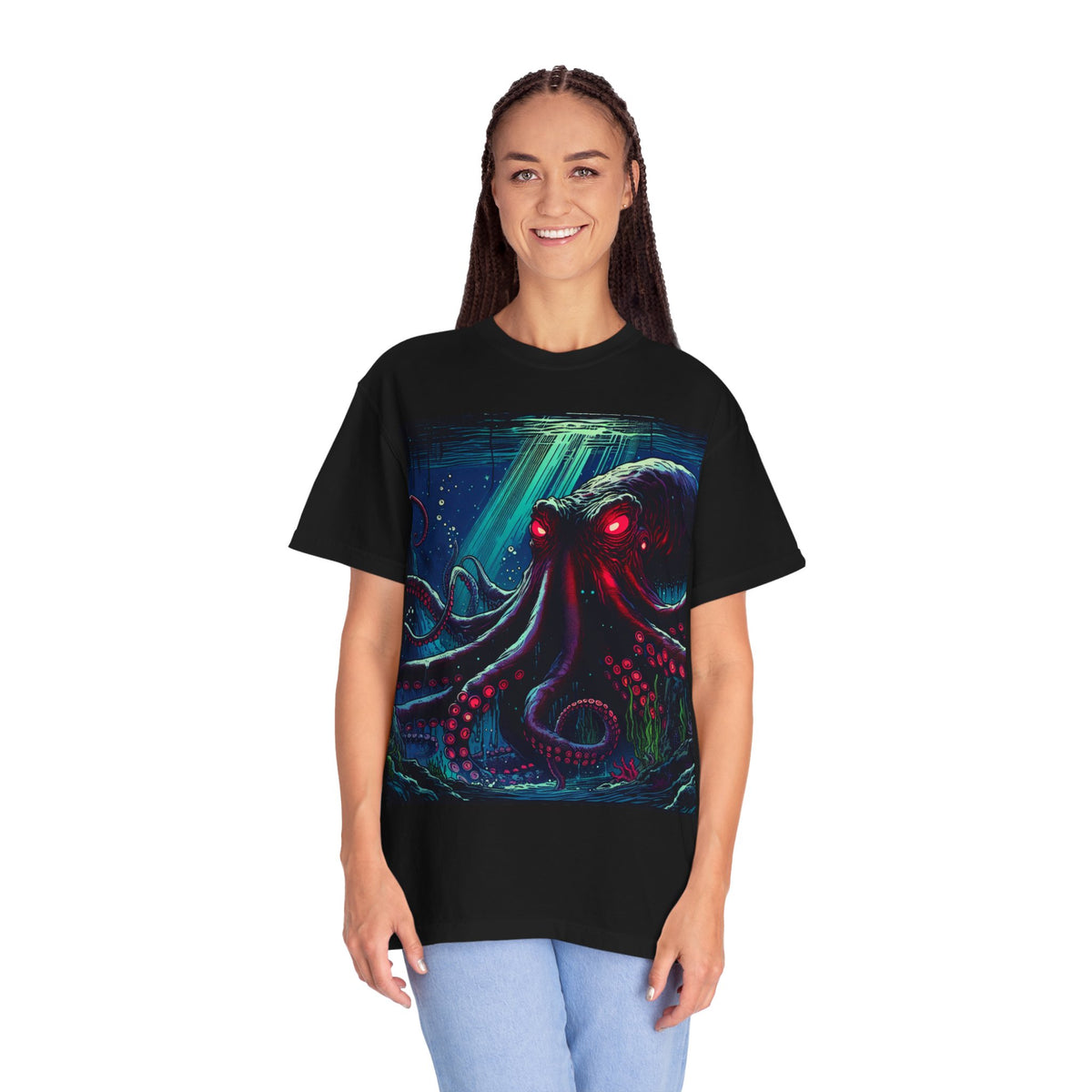 Vibrant Octopus Graphic T-Shirt