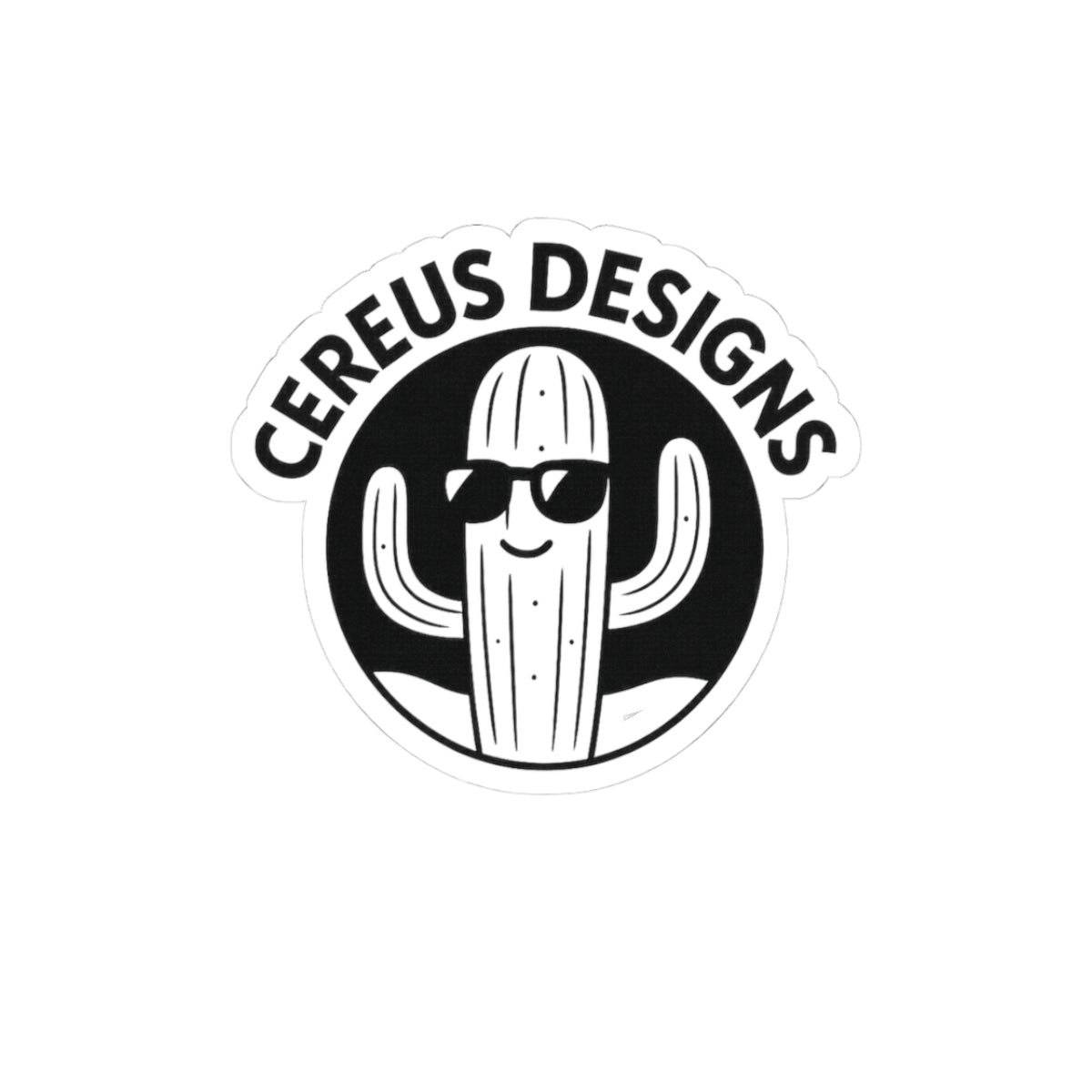 Cereus Designs Cactus Kiss-Cut Stickers | Fun Laptop Decor, Planner Accessories, Wall Art, Party Favors, Gift Ideas