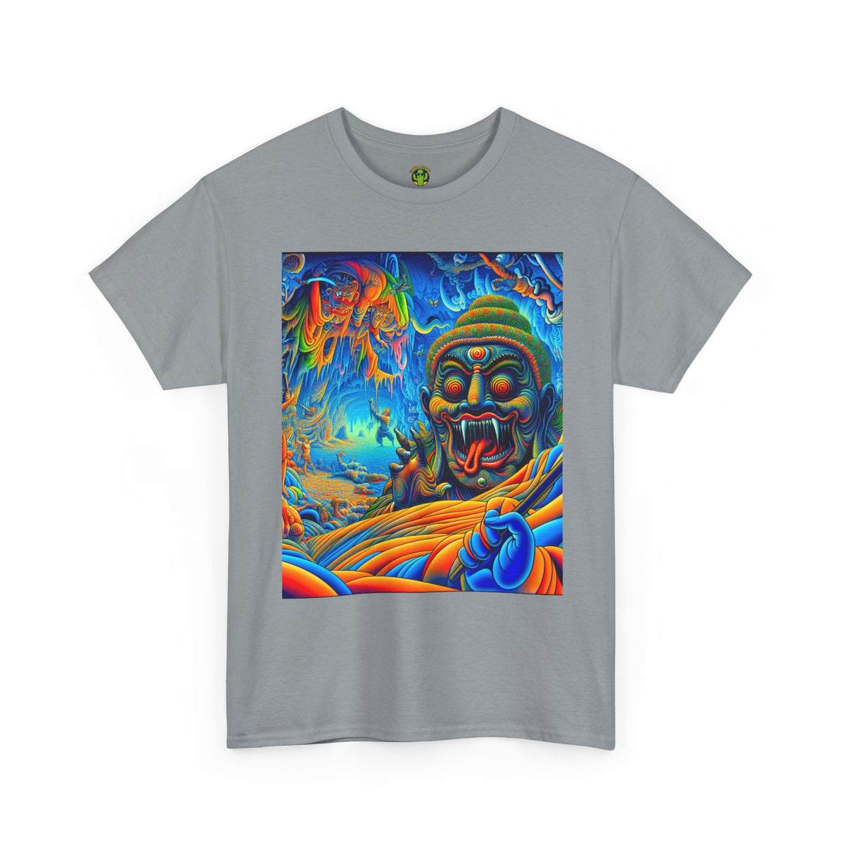 Vibrant Graphic Tee with Unique Art, Casual Wear, Gift for Art Lovers