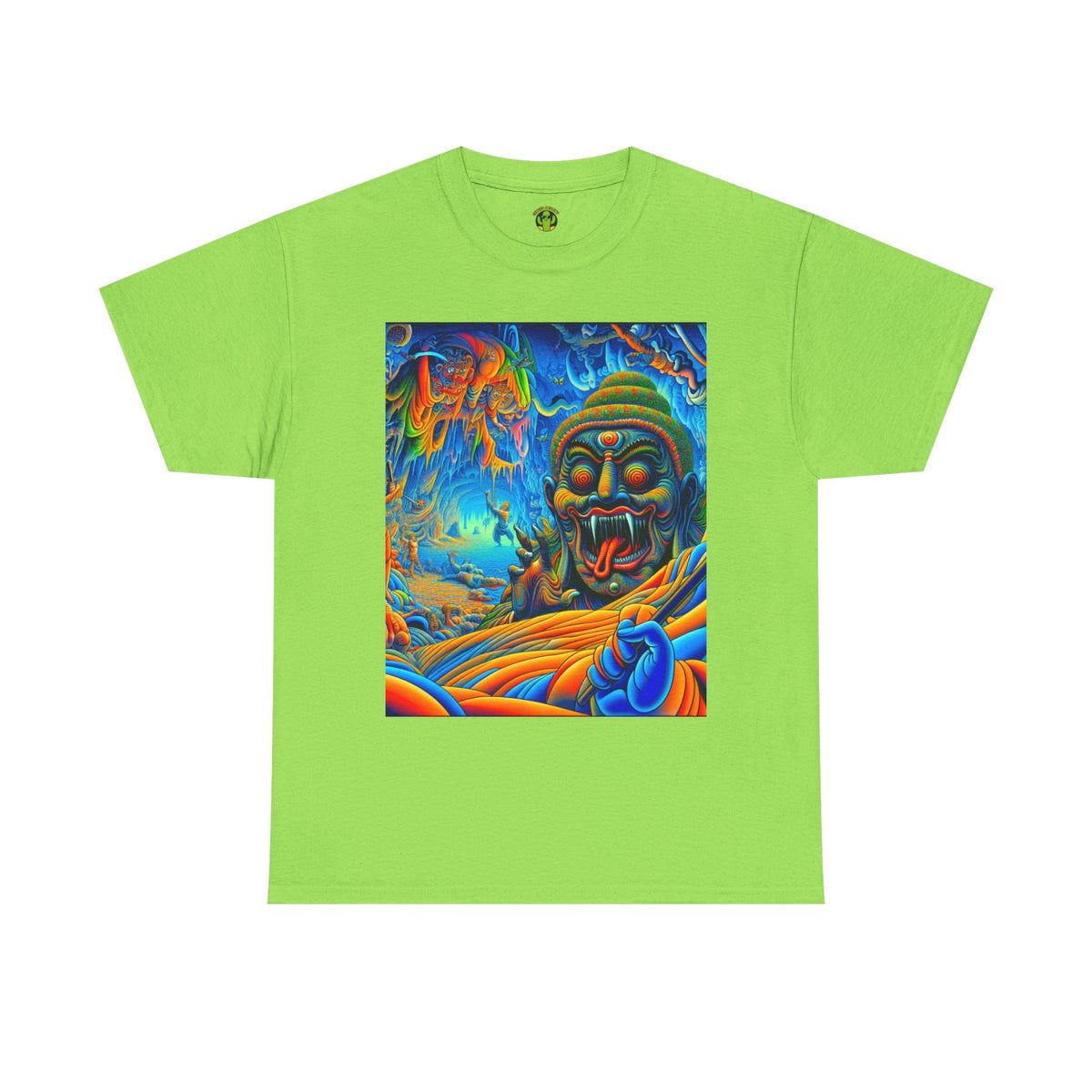 Vibrant Graphic Tee with Unique Art, Casual Wear, Gift for Art Lovers