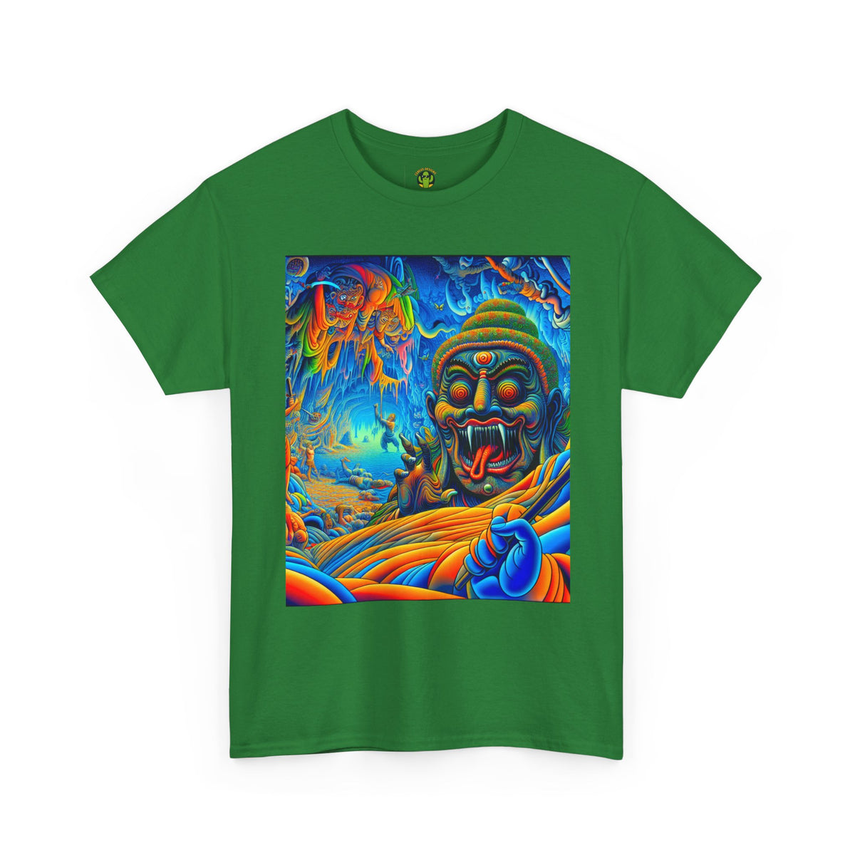 Vibrant Graphic Tee with Unique Art, Casual Wear, Gift for Art Lovers