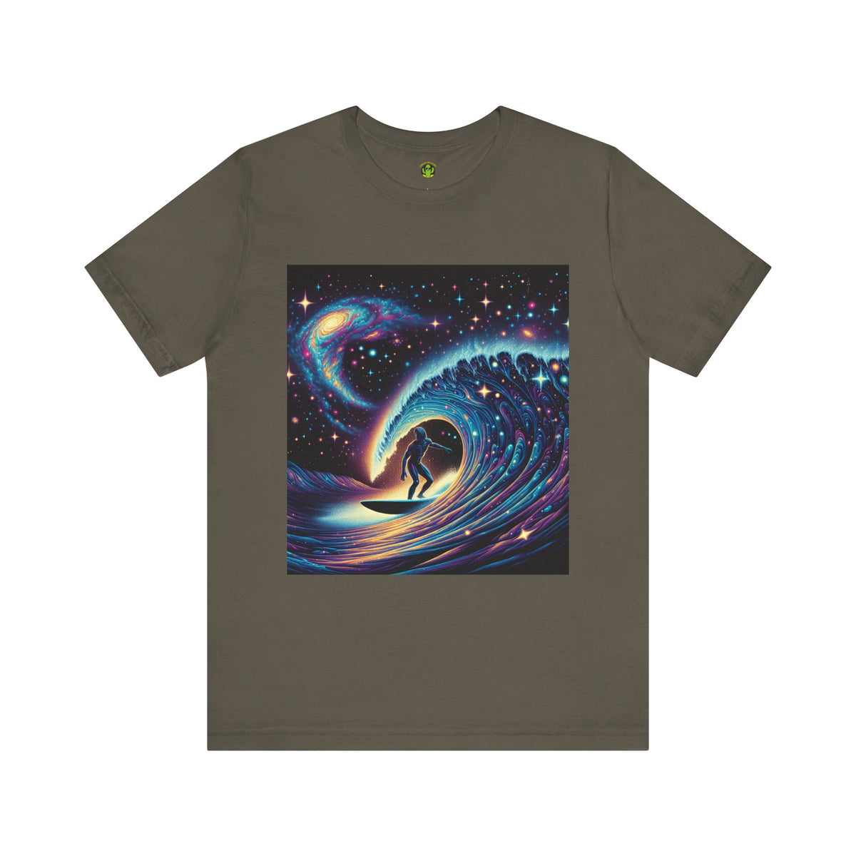 Cosmic Wave Tee Graphic Tee, Galaxy Art T-Shirt