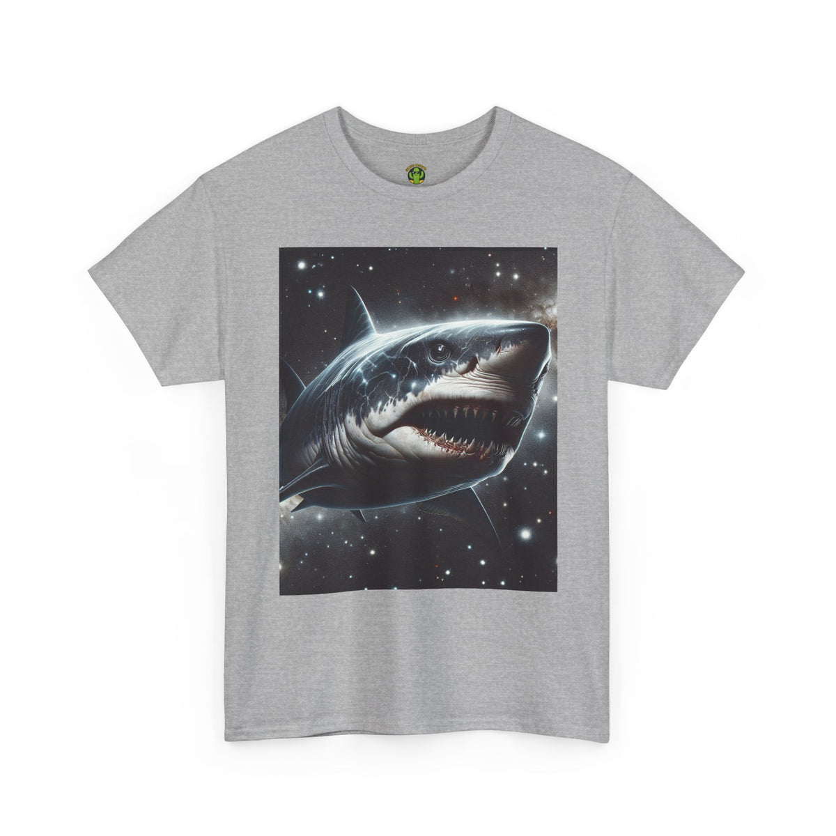 Shark Graphic Unisex Heavy Cotton Tee - Bold Ocean Vibes