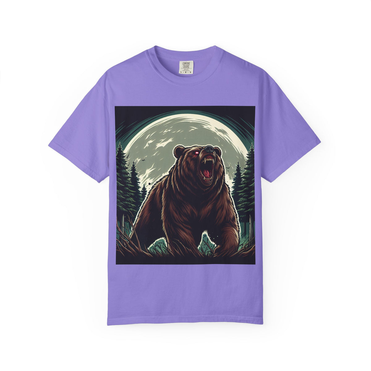 Unisex Bear Graphic T-shirt - Nature Lover's Shirt for Outdoor Adventures