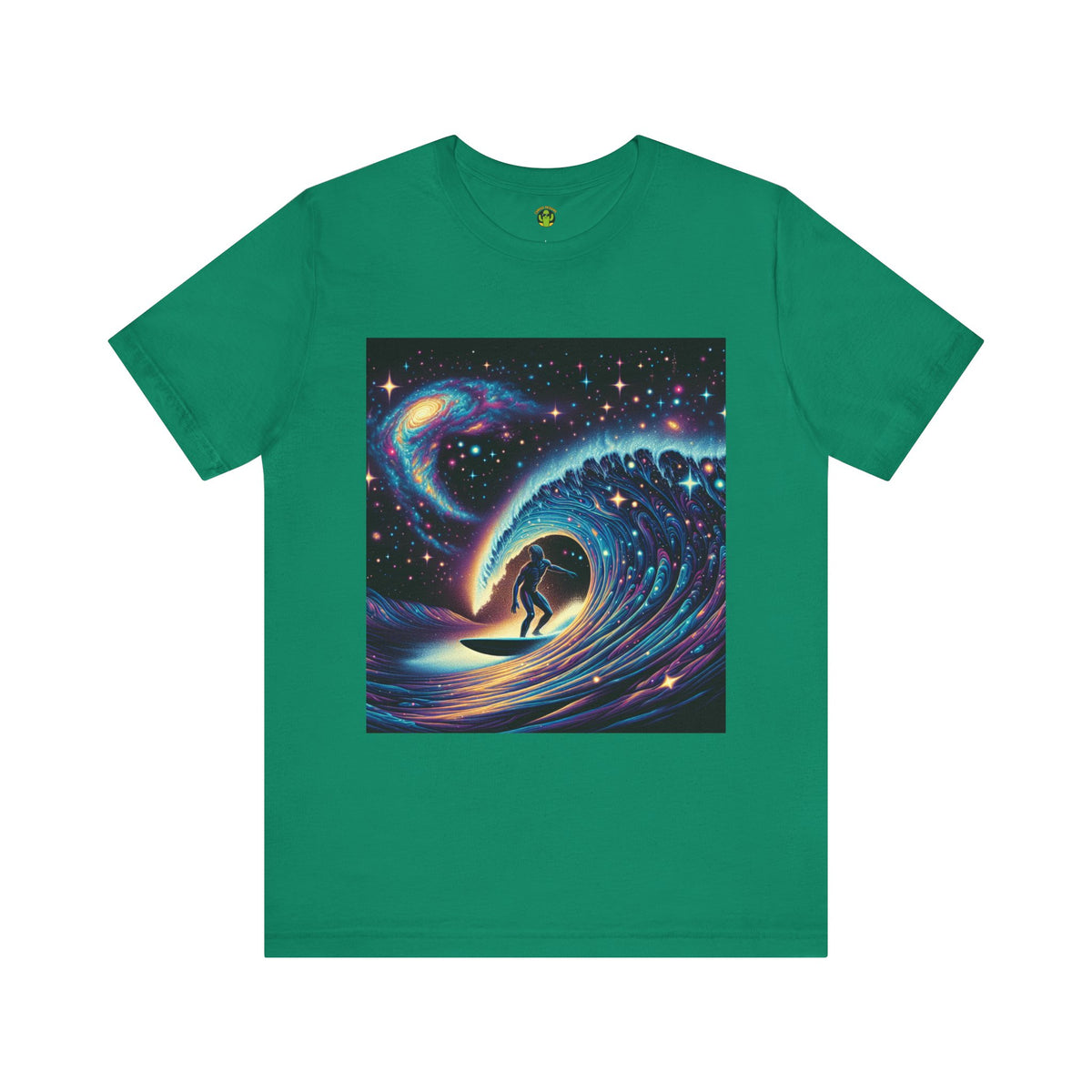 Cosmic Wave Tee Graphic Tee, Galaxy Art T-Shirt