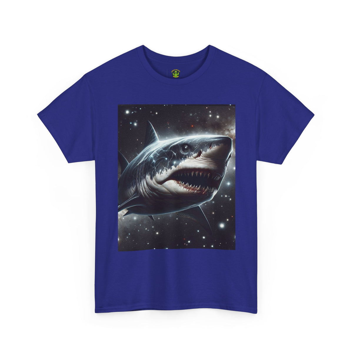 Shark Graphic Unisex Heavy Cotton Tee - Bold Ocean Vibes