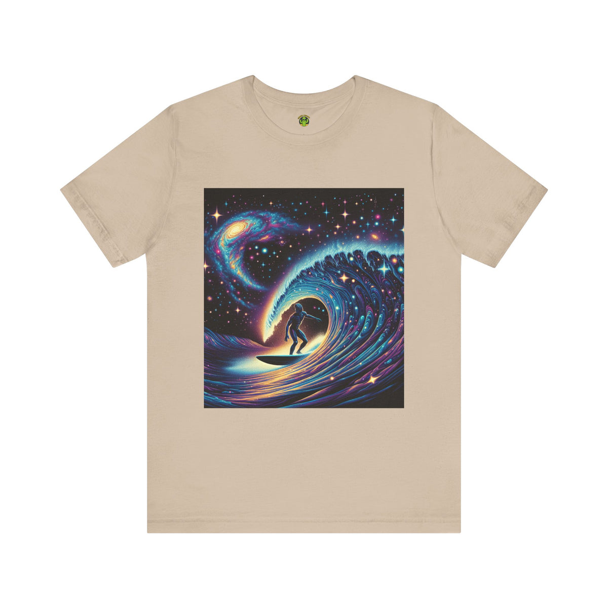 Cosmic Wave Tee Graphic Tee, Galaxy Art T-Shirt