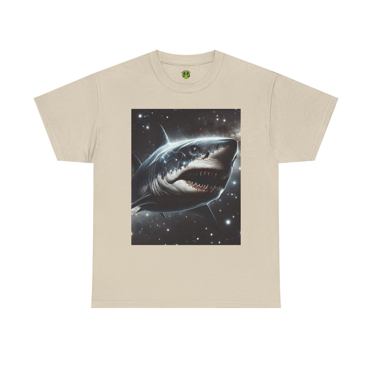 Shark Graphic Unisex Heavy Cotton Tee - Bold Ocean Vibes