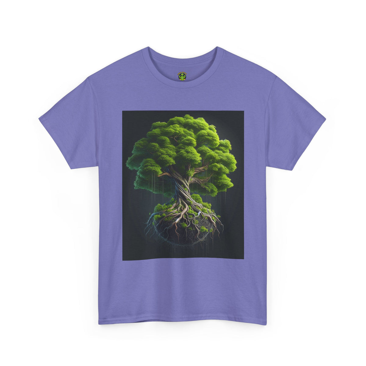 Eco-Friendly Unisex Heavy Cotton Tee - Tree of Life Design