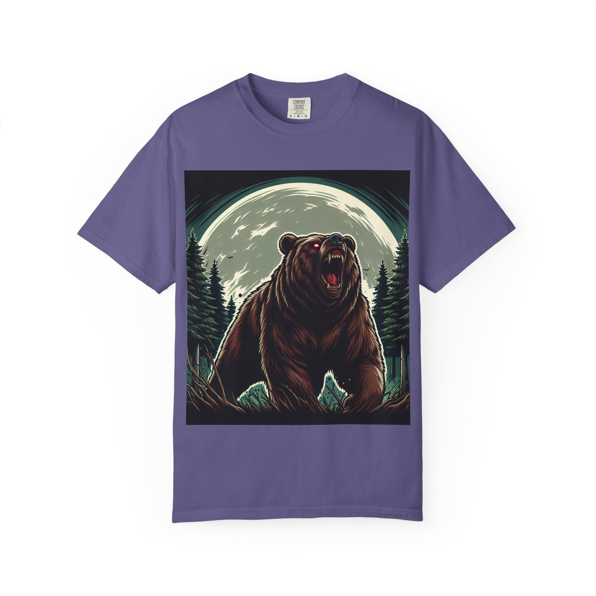 Unisex Bear Graphic T-shirt - Nature Lover's Shirt for Outdoor Adventures