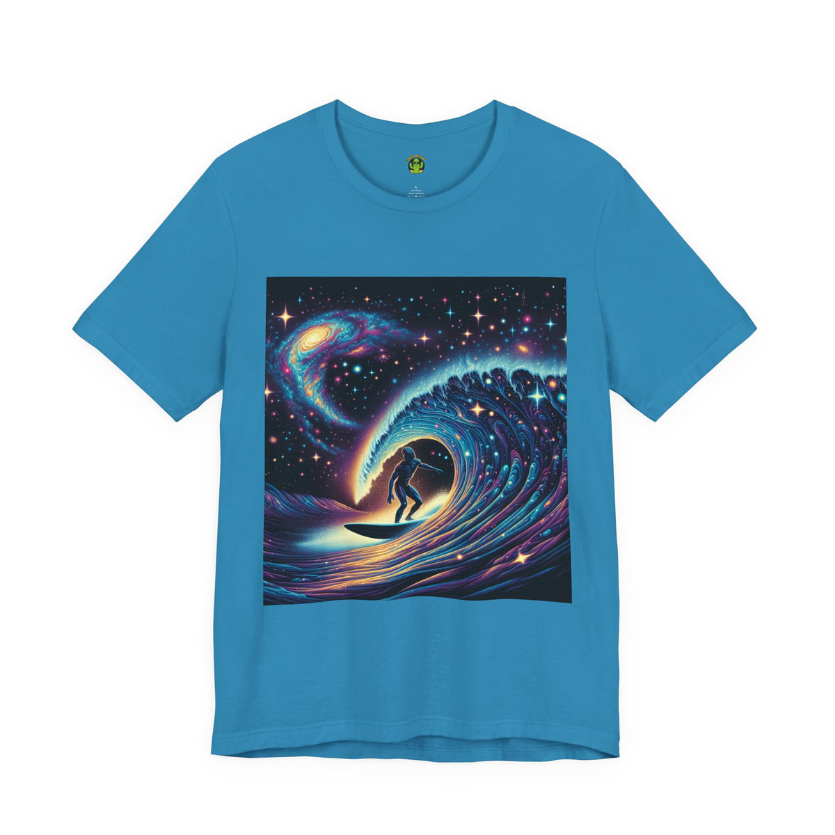 Cosmic Wave Tee Graphic Tee, Galaxy Art T-Shirt