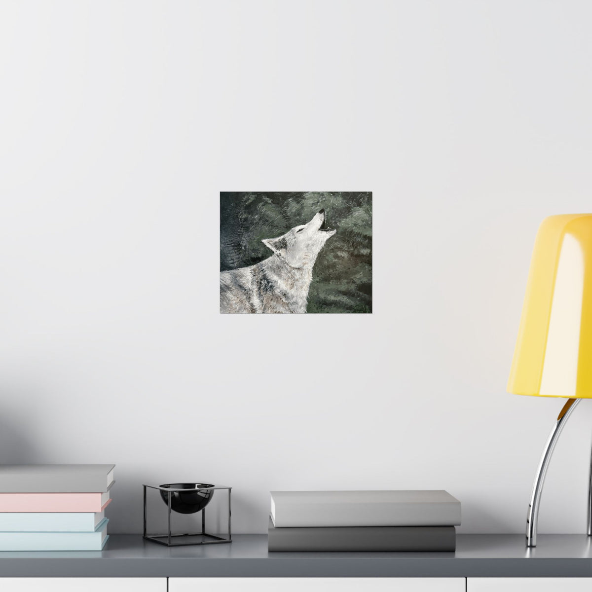 Unheard — Wolf Art Print | Original Acrylic Painting Reproduction