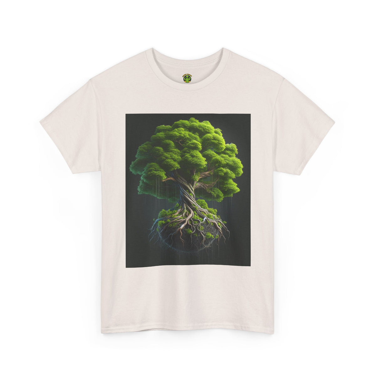Eco-Friendly Unisex Heavy Cotton Tee - Tree of Life Design
