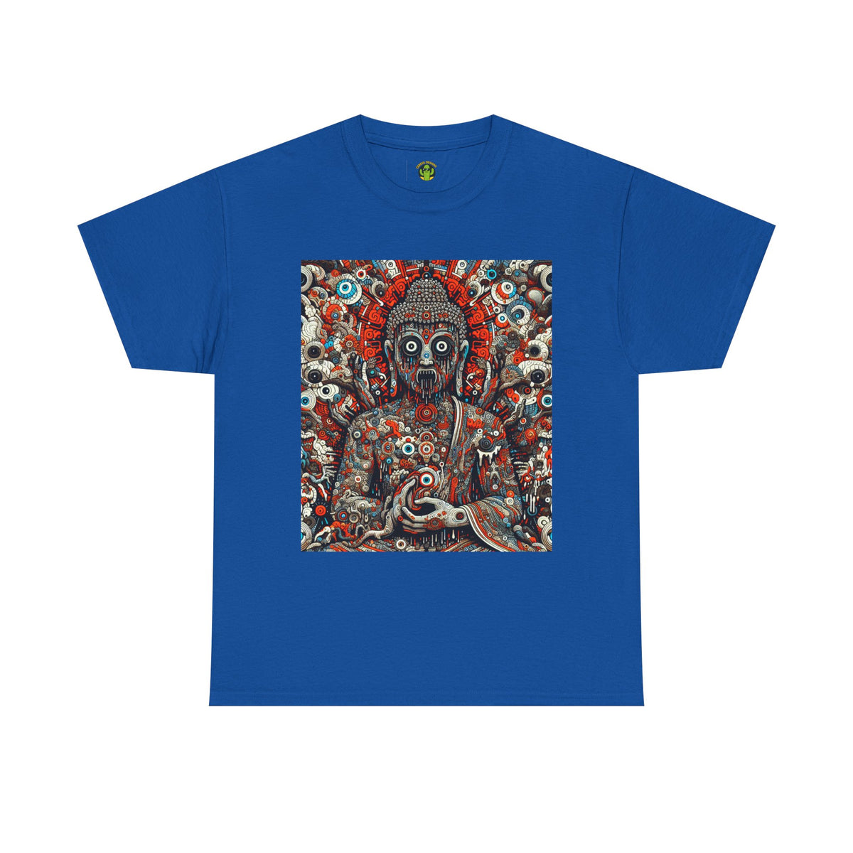 Buddha Art Heavy Cotton Tee - Spiritual, Meditation Shirt, Mindfulness Apparel