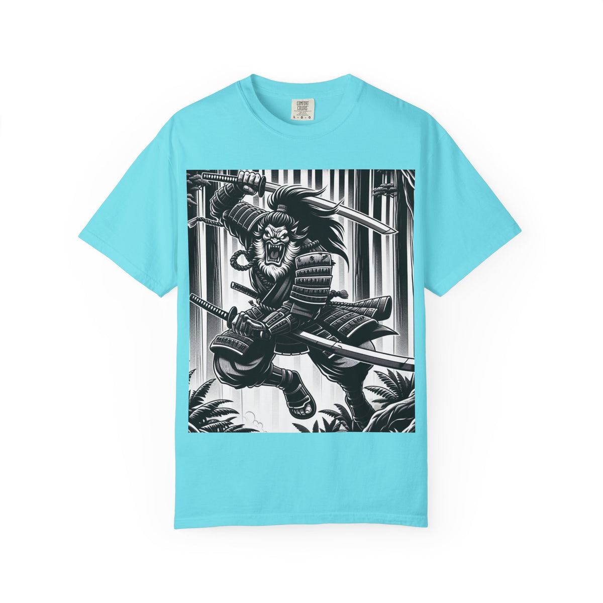 Samurai Graphic T-Shirt - Cotton Tee for Anime Lovers