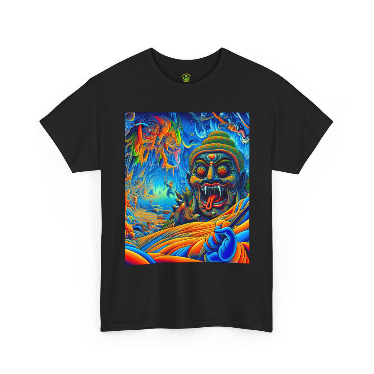Vibrant Graphic Tee with Unique Art, Casual Wear, Gift for Art Lovers