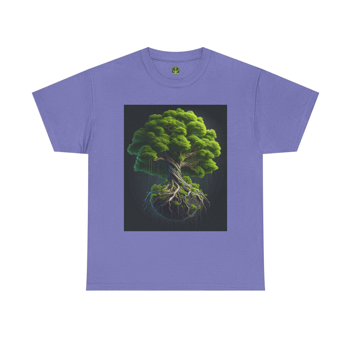 Eco-Friendly Unisex Heavy Cotton Tee - Tree of Life Design