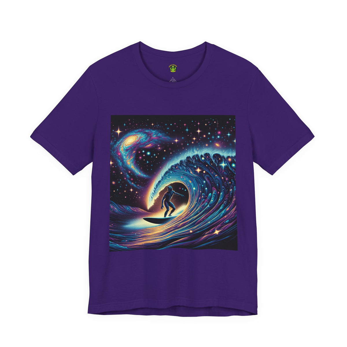 Cosmic Wave Tee Graphic Tee, Galaxy Art T-Shirt