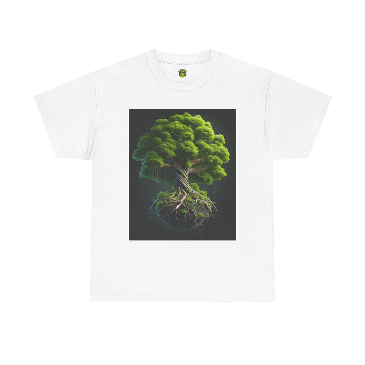 Eco-Friendly Unisex Heavy Cotton Tee - Tree of Life Design