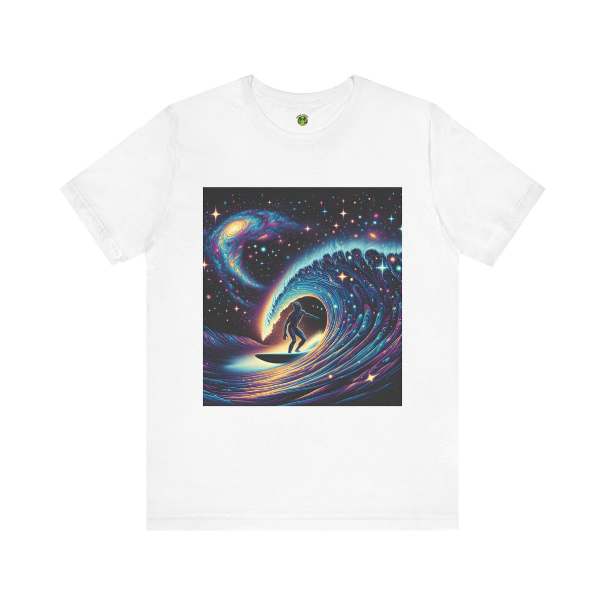 Cosmic Wave Tee Graphic Tee, Galaxy Art T-Shirt