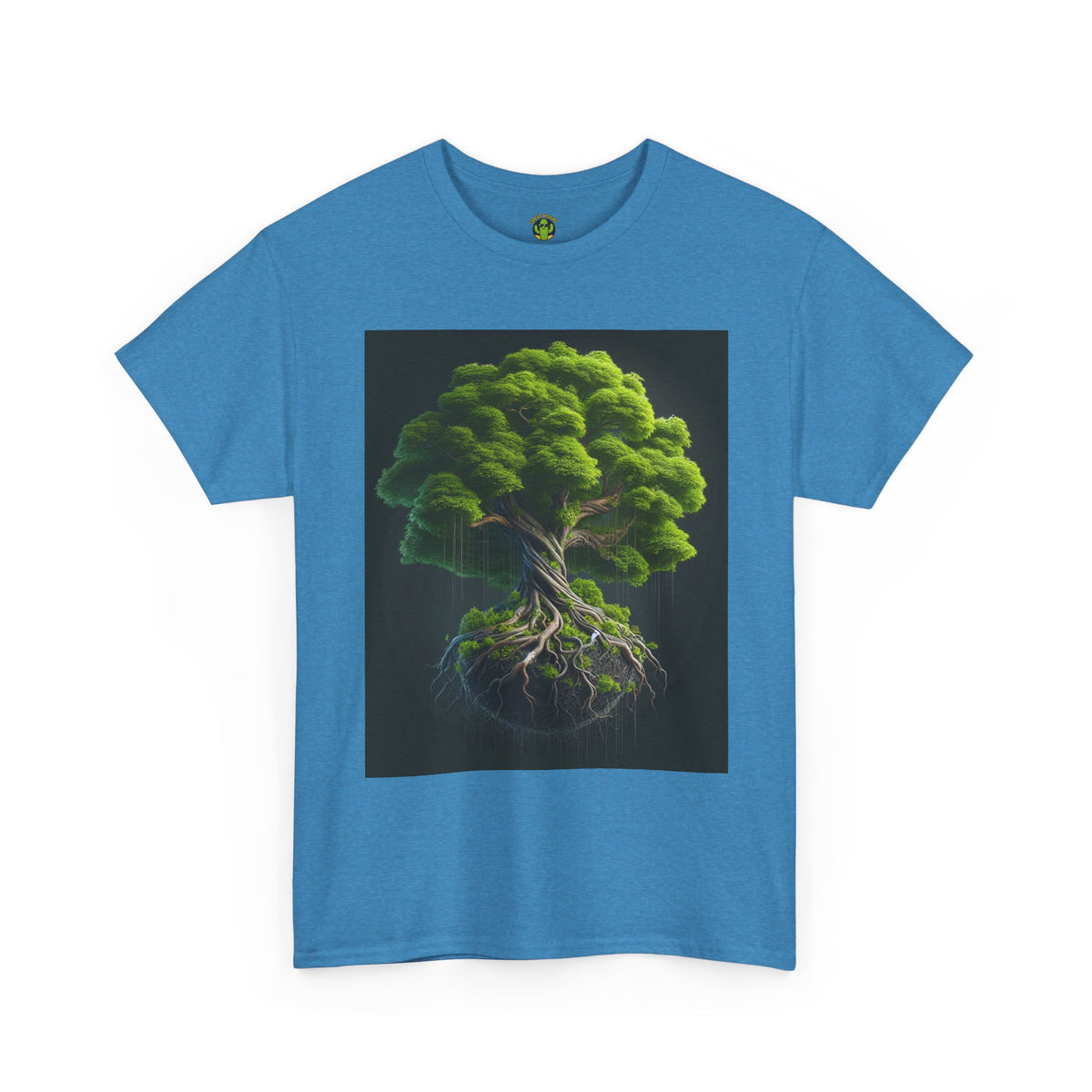 Eco-Friendly Unisex Heavy Cotton Tee - Tree of Life Design