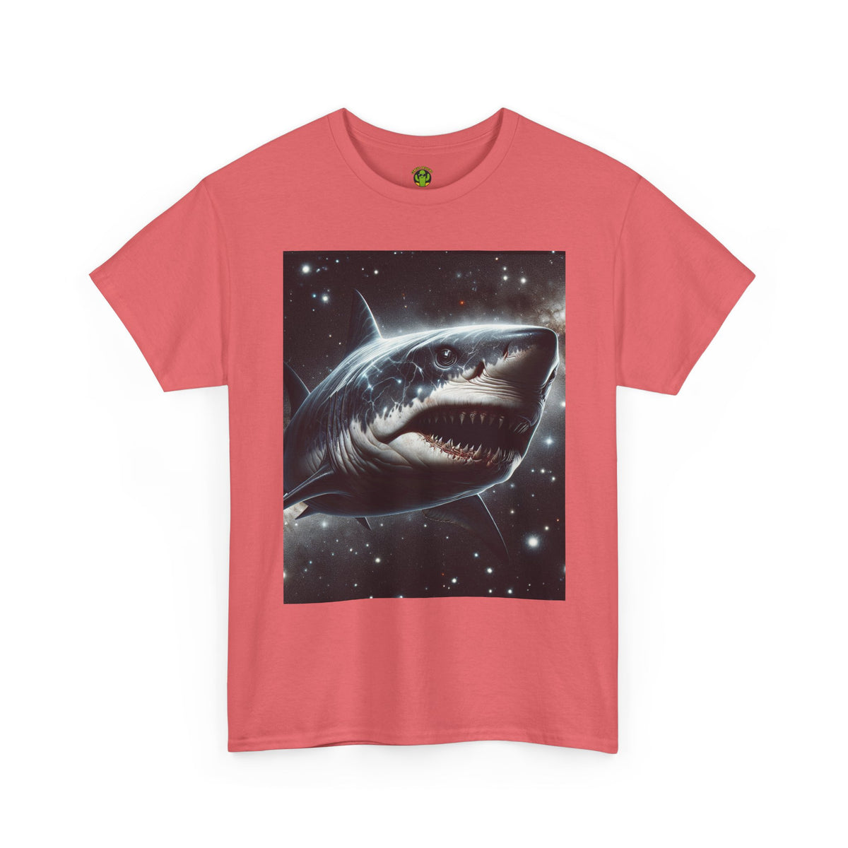 Shark Graphic Unisex Heavy Cotton Tee - Bold Ocean Vibes