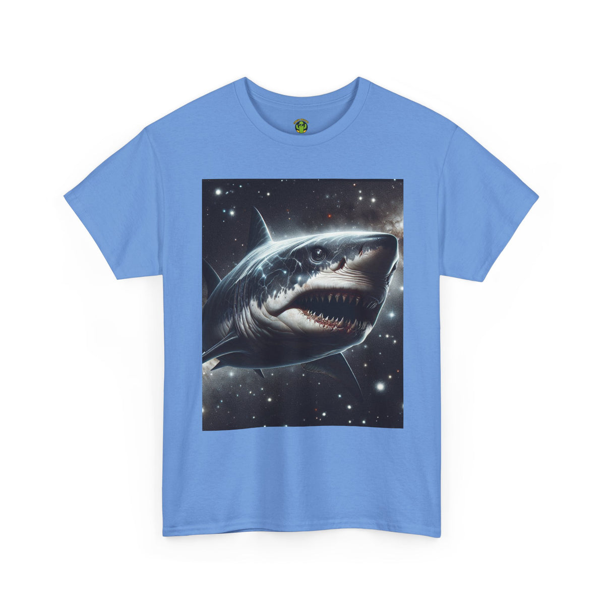 Shark Graphic Unisex Heavy Cotton Tee - Bold Ocean Vibes