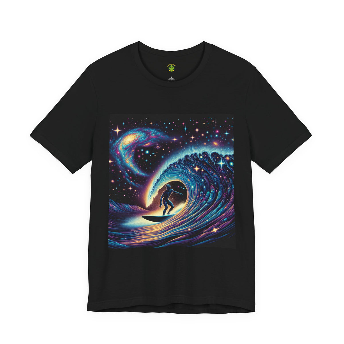 Cosmic Wave Tee Graphic Tee, Galaxy Art T-Shirt