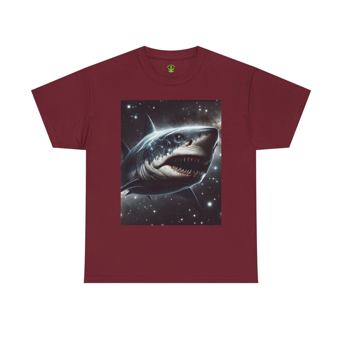 Shark Graphic Unisex Heavy Cotton Tee - Bold Ocean Vibes
