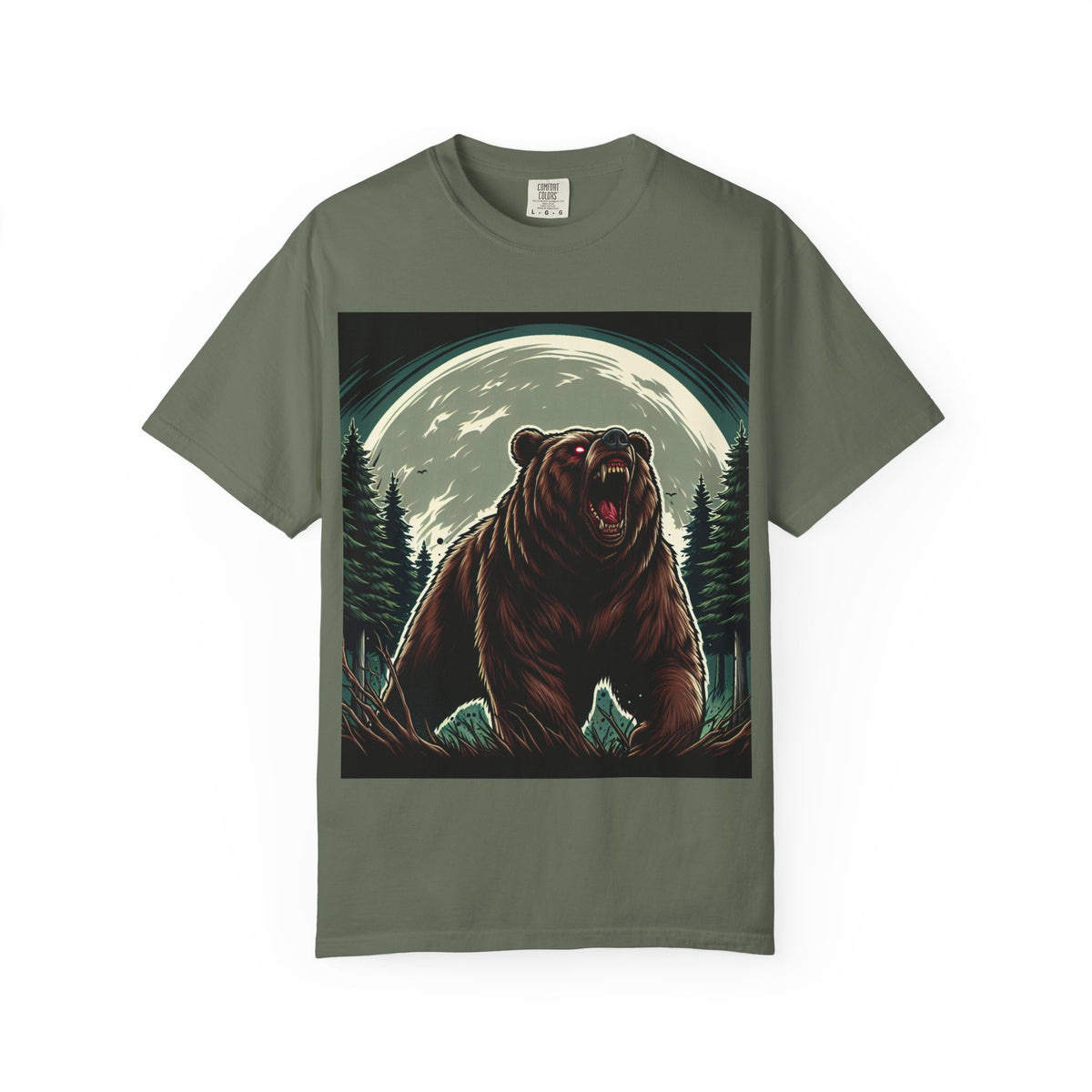 Unisex Bear Graphic T-shirt - Nature Lover's Shirt for Outdoor Adventures
