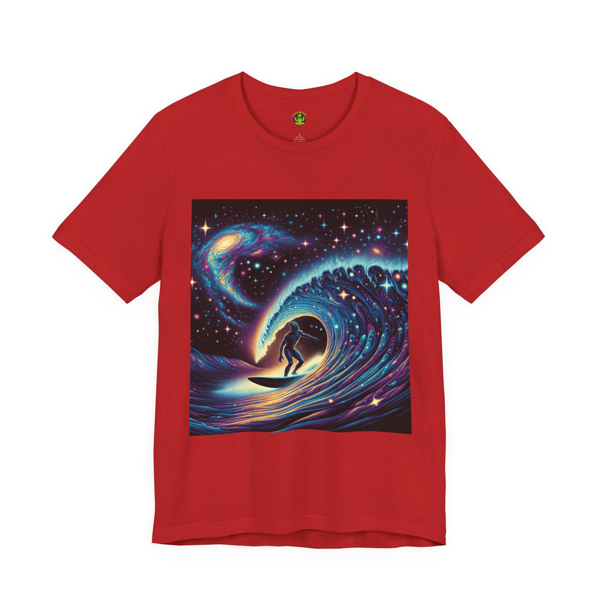 Cosmic Wave Tee Graphic Tee, Galaxy Art T-Shirt