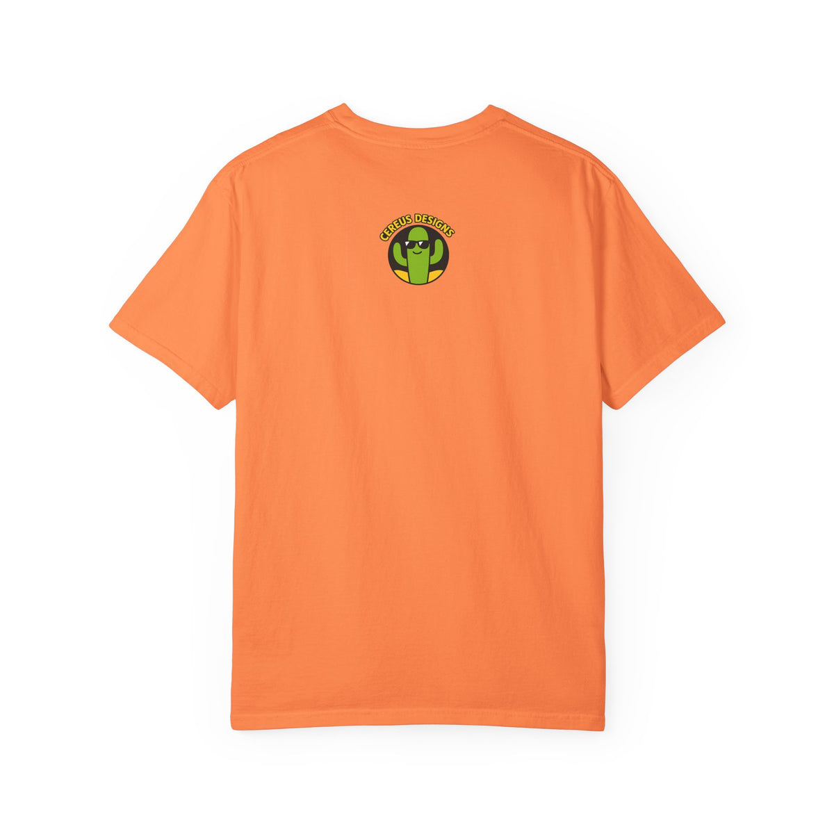 Ocean-Inspired Unisex Garment-Dyed T-Shirt with Octopus Design
