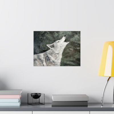 Unheard — Digital Art Download | Original Wolf Painting